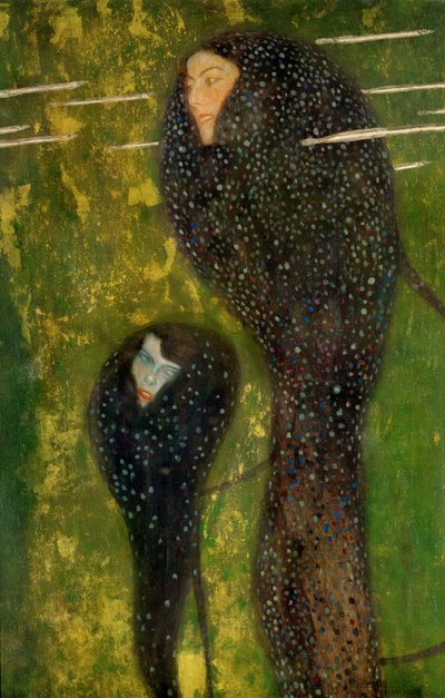 Nimfy wodne - rybki srebrne autorstwa Gustav Klimt
