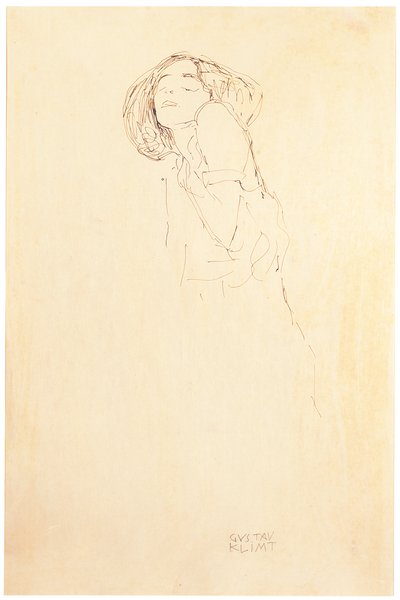 Kobieta od lewej autorstwa Gustav Klimt