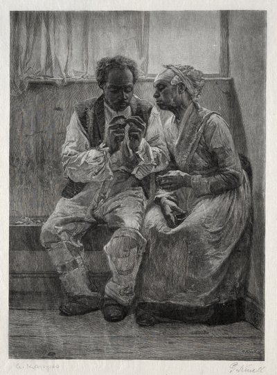 Dzień najmu, 1887. autorstwa Gustav Kruell