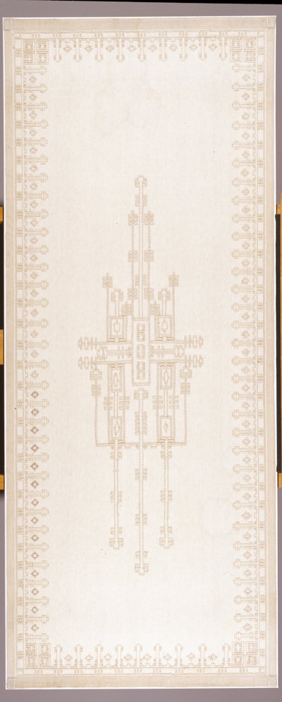Panel zasłonowy, ok. 1908 (bawełna i len) autorstwa Gustav Stickley