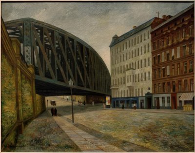 Most nad Ackerstraße Berlin North autorstwa Gustav Wunderwald