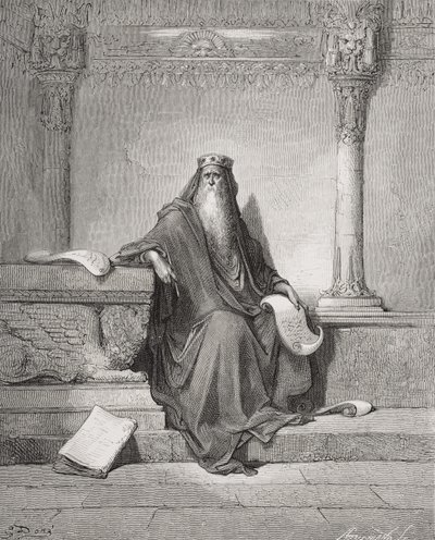 Salomon, ilustracja z "The Holy Bible" Dore