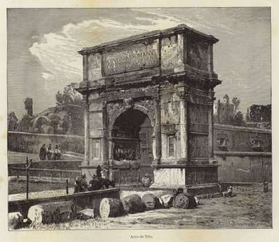 Łuk Tytusa autorstwa Gustave Bauernfeind