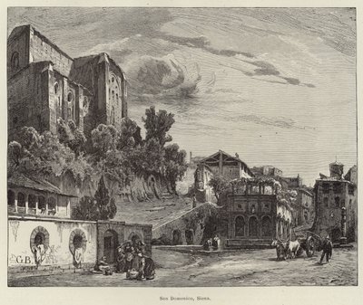 Bazylika San Domenico, Siena autorstwa Gustave Bauernfeind