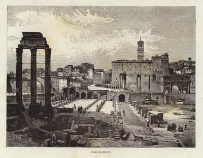 Forum Romanum autorstwa Gustave Bauernfeind