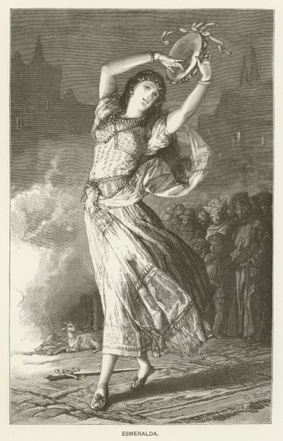 Esmeralda autorstwa Gustave Brion
