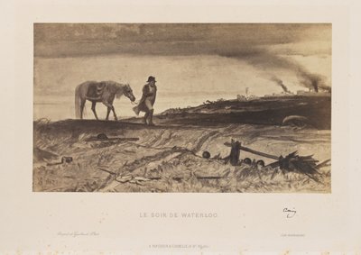 Gustave Brion - Wieczór pod Waterloo autorstwa Gustave Brion