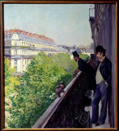 Balkon paryski z 1880 r. obraz Gustave