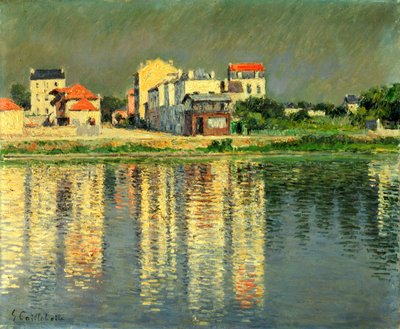Brzegi Sekwany w Argenteuil, 1889 autorstwa Gustave Caillebotte