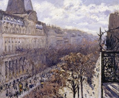 Bulwar Włochów, 1880 r. autorstwa Gustave Caillebotte