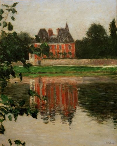 Zamek nad brzegiem Sekwany, Argenteuil autorstwa Gustave Caillebotte