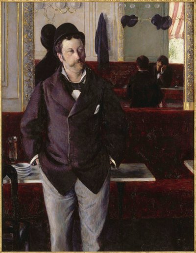 W kawiarni, 1880. autorstwa Gustave Caillebotte