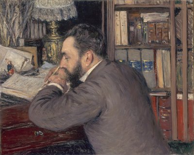 Henri Cordier autorstwa Gustave Caillebotte