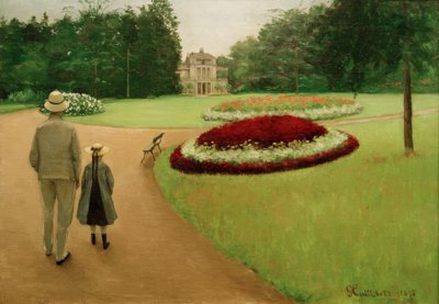 Park nieruchomości w Yerres autorstwa Gustave Caillebotte