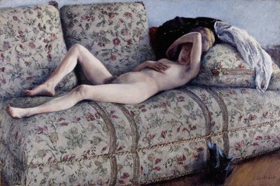 Akt na kanapie autorstwa Gustave Caillebotte