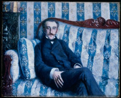Portret Monsieur R., 1877 autorstwa Gustave Caillebotte