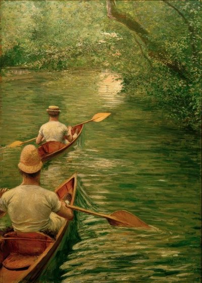 Perysoria na Yerres autorstwa Gustave Caillebotte