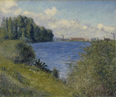 Sekwana w Argenteuil, ok. 1892 (olej na płótnie) autorstwa Gustave Caillebotte