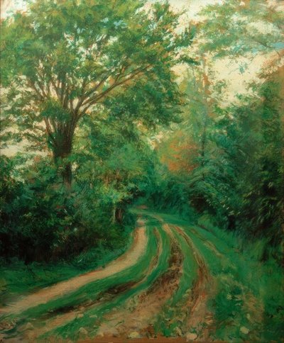 Droga mówi również Route w Normandii autorstwa Gustave Caillebotte