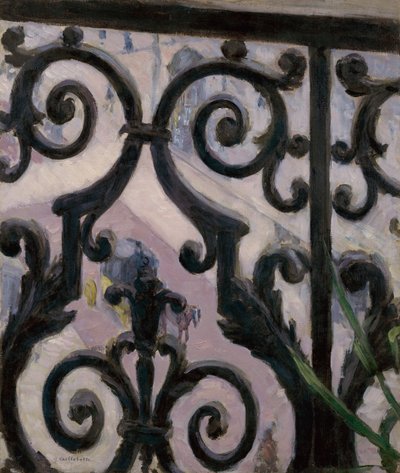 Widok z balkonu autorstwa Gustave Caillebotte