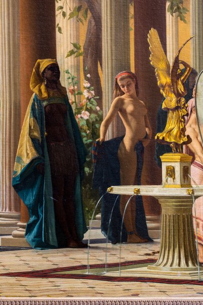 Po kąpieli autorstwa Gustave Clarence Rodolphe Boulanger