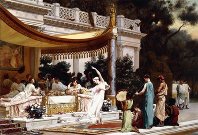 Przyjemne godziny w domu Lucullus, 1977 autorstwa Gustave Clarence Rodolphe Boulanger