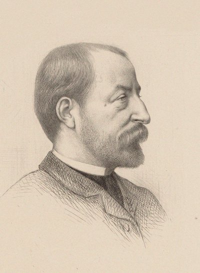 Portret kompozytora Camille Saint-Saëns 1835-1921, 1884. autorstwa Gustave Clarence Rodolphe Boulanger