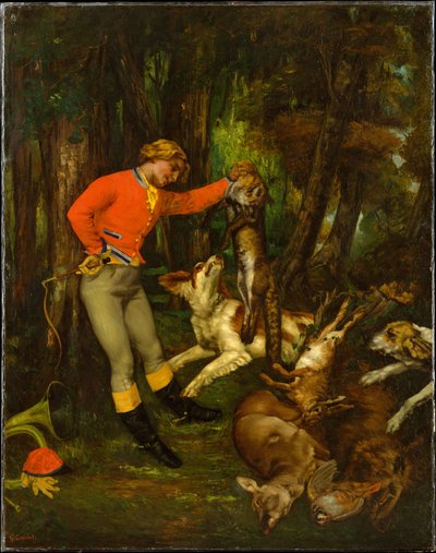 Po polowaniu autorstwa Gustave Courbet