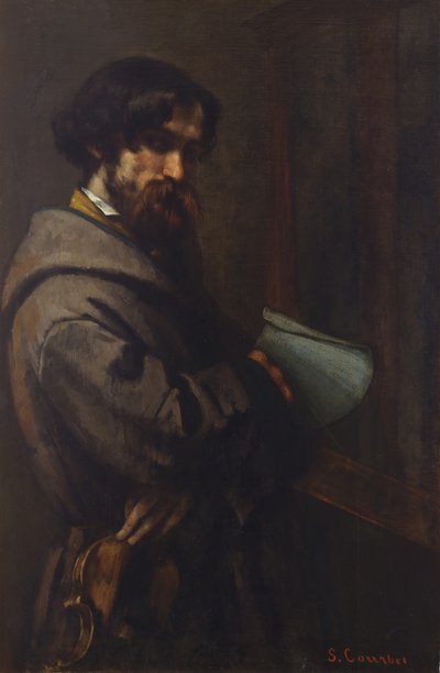 Alphonse Promayet 1822-1872, 1851. autorstwa Gustave Courbet