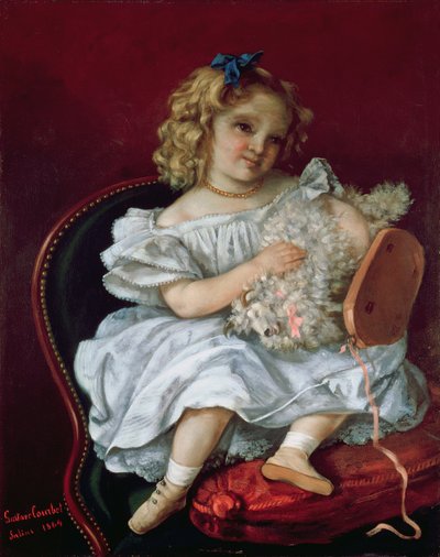 Beatrice Bouvet (ur. 1861) 1864 (olej na płótnie) autorstwa Gustave Courbet