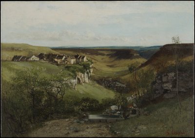Zamek Ornans autorstwa Gustave Courbet