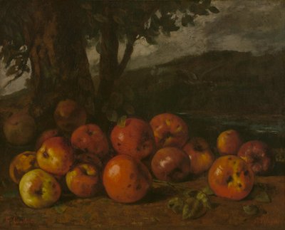 Courbet - Martwa natura z jabłkami, 1872 autorstwa Gustave Courbet