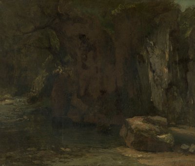 Skały La Loue autorstwa Gustave Courbet