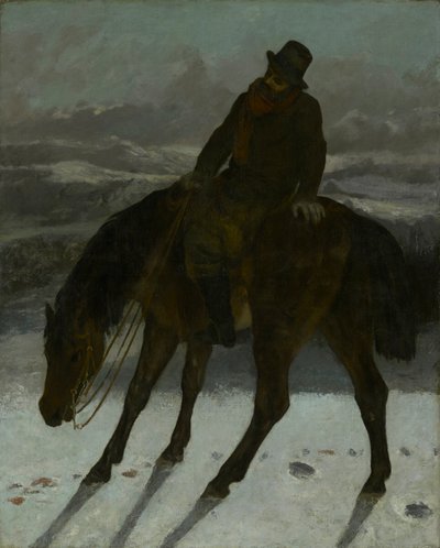 Łowca na koniu autorstwa Gustave Courbet