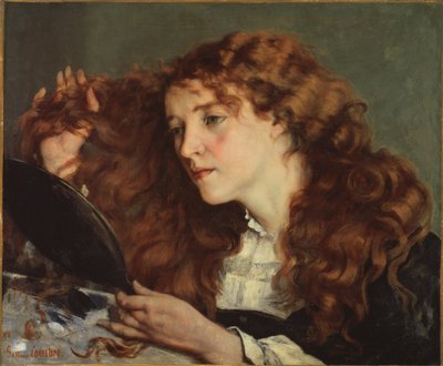 Jo, piękna Irlandka autorstwa Gustave Courbet