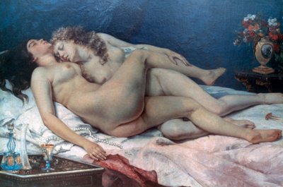 Sen, 1866 autorstwa Gustave Courbet