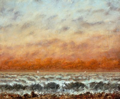 Marine (olej na płótnie) autorstwa Gustave Courbet