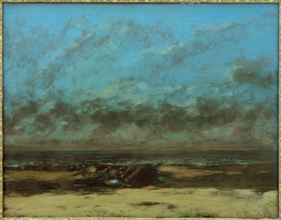 Morski, odpływ autorstwa Gustave Courbet