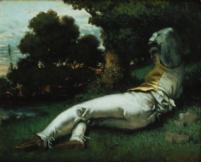 Drzemka; La Sieste, ok.1841-42 autorstwa Gustave Courbet