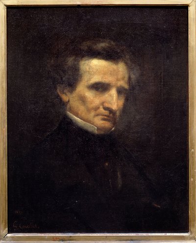 Portret Hectora Berlioza (1803-1869), francuskiego kompozytora. Obraz Gustave