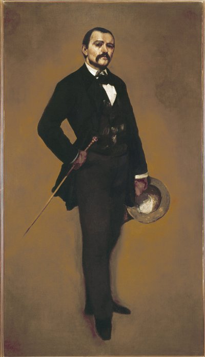Portret mężczyzny malowany przez Gustave Courbet autorstwa Gustave Courbet