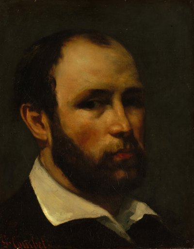 Portret mężczyzny, prawdopodobnie ca. 1862. autorstwa Gustave Courbet
