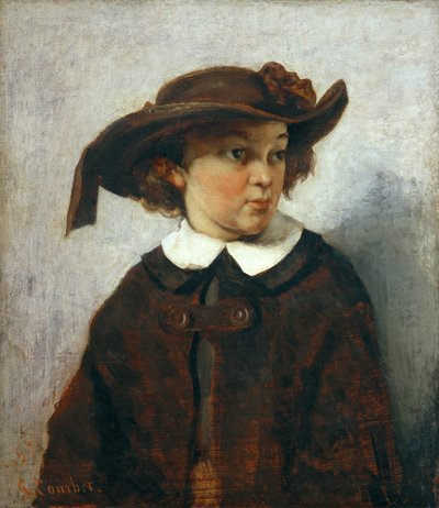 Portret młodej dziewczyny autorstwa Gustave Courbet