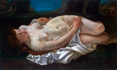 Leżąca kobieta, 1865. autorstwa Gustave Courbet