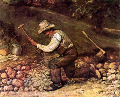 Steinhauer autorstwa Gustave Courbet