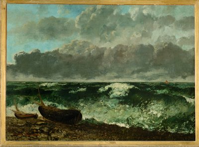 Stürmisches Meer von Gustave Courbet