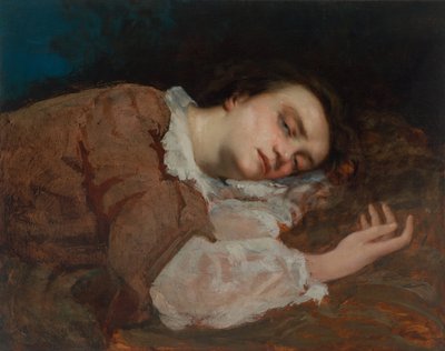 Studium dla dam nad brzegiem Sekwany Lato, 1856 r autorstwa Gustave Courbet