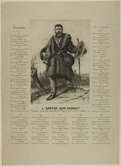 Apostoł Jean Journet autorstwa Gustave Courbet