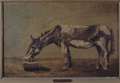 Osioł, między 1862 a 1863 (olej na płótnie) autorstwa Gustave Courbet