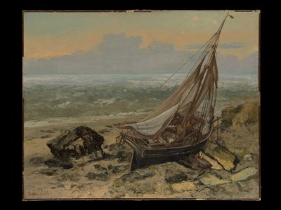 Łódź rybacka autorstwa Gustave Courbet